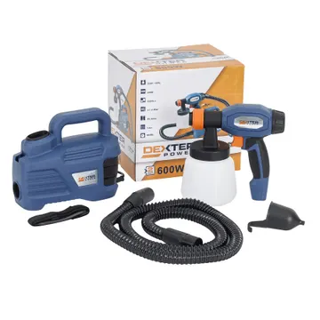 Pistola de Pintura Elétrica 900ml Bico Curto 600W 220V Dexter PLD3112B