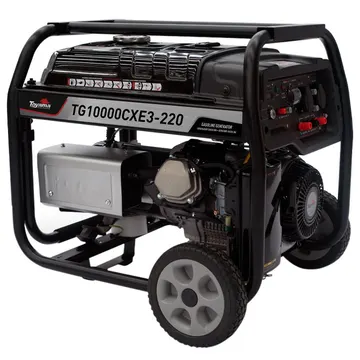 Gerador de Energia a Gasolina 4 Tempos 220V Trifásico 11,25 Kva com Partida Elétrica TG10000CXE3-220 Profissional TOYAMA-201-029