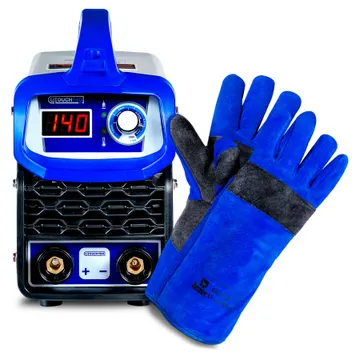 Maquina Inversora de Solda Touch com Eletrodo Revestido 150A Bivolt e Par de Luvas Boxer