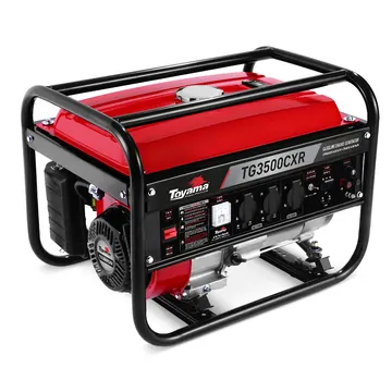 Gerador de Energia a Gasolina 3.1 KVA 115/230V Bivolt TG3500CXR TOYAMA-201-077