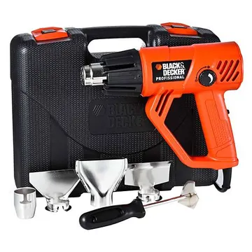 Soprador Térmico Kit Hg2000K Pro Poliamida Fibra Vidro 2 Temperatura 127V (110V) 1800W Black&Decker