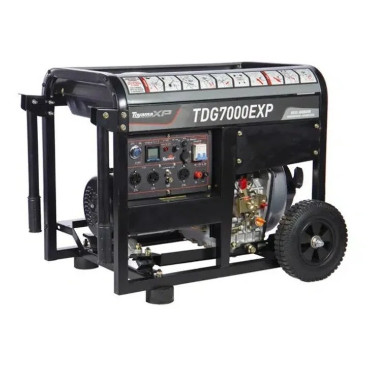 Gerador XP ATS Ready Diesel 418cc 6 kVA partida Manual e Elétrica 110V/220V TDG7000EXP TOYAMA-, imagem 1 de 6