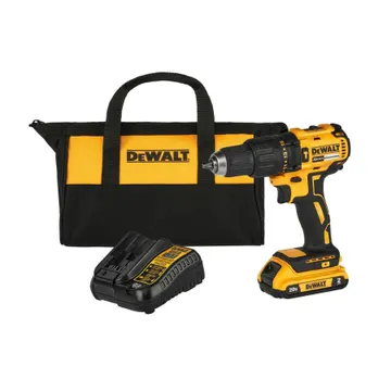 Furadeira e Parafusadeira de Impacto Dewalt DCD7781D1BR a Bateria 20V Brushless 1/2" com Bolsa, 1 Bateria e Carregador